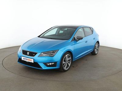 Usata Seat Leon FR 150 CV (110 kW) 2015 Blu Berlina