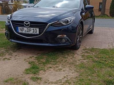 Usata Mazda 3 Sports-Line 165 CV (121 kW) 2016 Blu Berlina