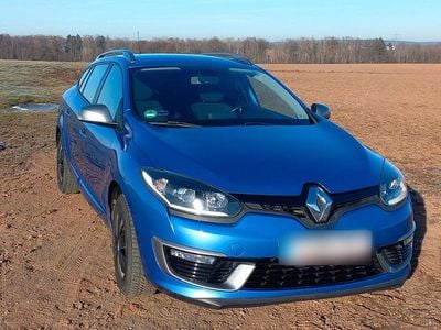 Gebraucht Renault Mégane GrandTour Initiale Paris 116 PS (85 kW) 2014 Blau Kombi