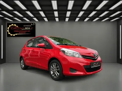 Brugt Toyota Yaris Edition 69 HK (50 kW) 2014 Rød Hatchback
