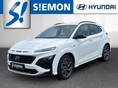 Gebraucht Hyundai Kona N Line 199 PS (146 kW) 2023 Sol (weiss SUV