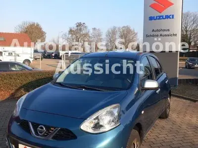 Gebraucht Nissan Micra 80 PS (58 kW) 2016 Blau Kleinwagen