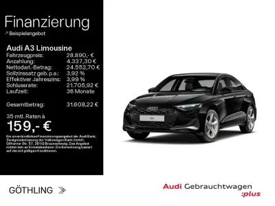 Gebraucht Audi A3 Advanced 150 PS (110 kW) 2025 Mythosschwarz metallic Limousine