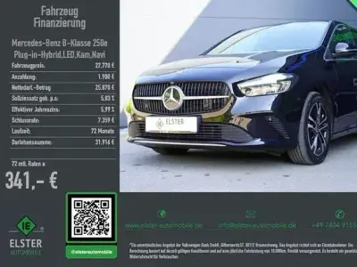 Używany Mercedes B250e 163 KM (119 kW) 2023 Czarny Minivan