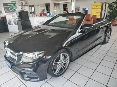 Brugt Mercedes E200 AMG 184 HK (135 kW) 2019 Sort Cabriolet