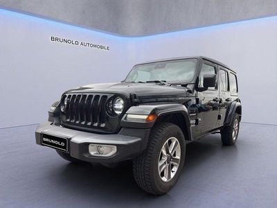 Gebraucht Jeep Wrangler Unlimited Sahara 272 PS (200 kW) 2022 Schwarz SUV