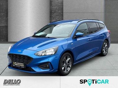 Gebraucht Ford Focus ST-Line 125 PS (91 kW) 2021 Blau Kombi