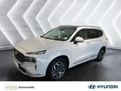 Gebraucht Hyundai Santa Fe Signature 2021 Weiss SUV