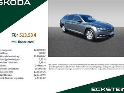 Gebraucht Skoda Superb Ambition 150 PS (110 kW) 2022 Graphite grau metallic Kombi