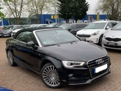 Brugt Audi Cabriolet S-Line 125 HK (91 kW) 2016 Sort Cabriolet