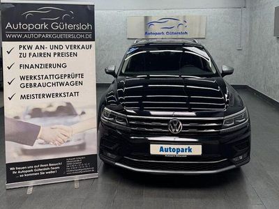 Schwarz Gebraucht 2021 VW Tiguan Allspace Highline SUV | 19.999 € (Guter Preis)