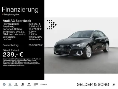 Gebraucht Audi A3 Advanced 150 PS (110 kW) 2022 Mythosschwarz metallic Limousine