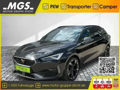 Gebraucht Cupra Leon 150 PS (110 kW) 2023 Midnight schwarz met Limousine