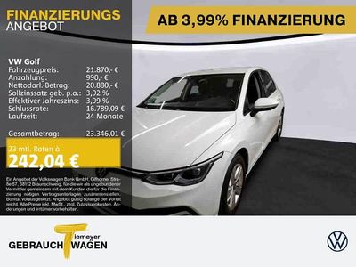 Weiß Gebraucht 2023 VW Golf VIII Life | 20.990 € (Guter Preis)
