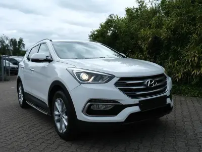 Gebraucht Hyundai Santa Fe 200 PS (147 kW) 2017 Pure white / sol SUV