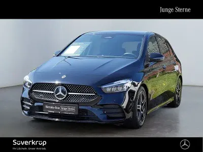 Gebraucht Mercedes B200 AMG 163 PS (119 kW) 2025 Schwarzlack kosmosschwarz (metallic) Kleinwagen