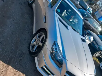 Second-hand Mercedes SLK200 AMG line 184 CP (135 kW) 2011 Argintiu Cabrio