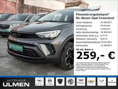 gebraucht Opel Crossland X GS Line 1.2 Turbo Navi Voll-LED Alu+Allwetterreifen Rückfahrkamera Klimaauto.+SHZ Keyles