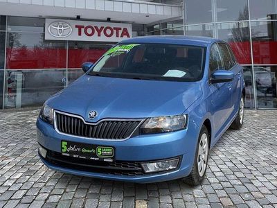 Gebraucht Skoda Rapid Ambition 105 PS (77 kW) 2015 Denimblau metallic Kleinwagen