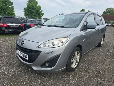 Gebraucht Mazda 5 Center-Line 150 PS (110 kW) 2010 Silber Van / Kleinbus