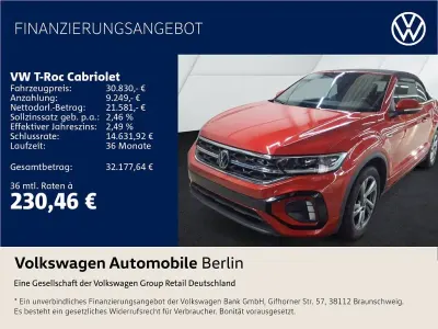 Gebraucht VW T-Roc Cabriolet R-line 150 PS (110 kW) 2025 Rot Cabrio