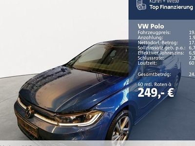 Usado VW Polo R-line 95 CV (69 kW) 2022 Azul Utilitario