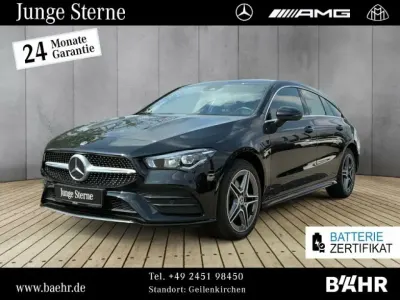 Gebraucht Mercedes CLA250e Shooting Brake 160 PS (117 kW) 2023 Unilack nachtschwarz Kombi