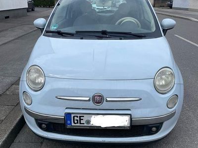 Second-hand Fiat 500 69 CP (50 kW) 2010 Albastru Hatchback