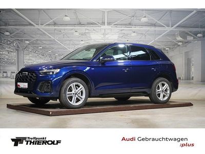 Gebraucht Audi Q5 S-Line 299 PS (219 kW) 2022 Navarrablau metallic SUV