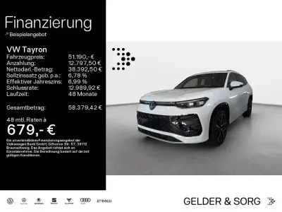 Brugt VW Tayron R-line 193 HK (141 kW) 2025 Hvid SUV