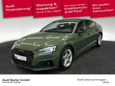 Gebraucht Audi A5 Sportback Advanced Plus 163 PS (119 kW) 2022 Distriktgrün metallic Kleinwagen