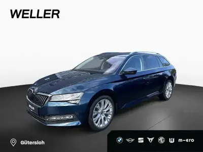 Second-hand Skoda Superb 200 CP (147 kW) 2022 Albastru Break
