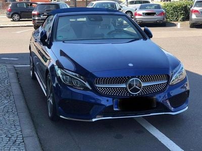 Gebraucht Mercedes C220 AMG 170 PS (125 kW) 2018 Blau Cabrio