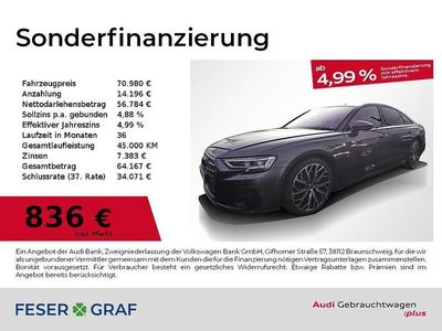 Daytonagrau perleffekt Gebraucht 2023 Audi A8 Ambiente Limousine | 70.980 € (Teuer)