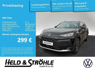 Nouă VW T-Roc Life 116 CP (85 kW) 2026 Negru SUV