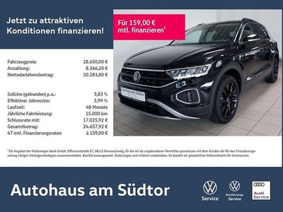Second-hand VW T-Roc Goal 150 CP (110 kW) 2024 Negru SUV