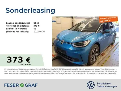 Brugt VW ID.3 Pro 150 kW (204 HK) 2023 Blå Hatchback