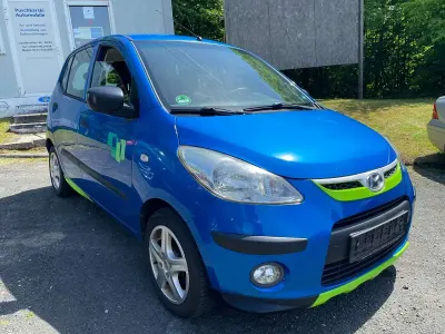 Gebraucht Hyundai i10 Edition+ 67 PS (49 kW) 2009 Alpine blue Kleinwagen
