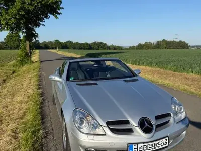 Gebraucht Mercedes SLK200 163 PS (119 kW) 2006 Silber Cabrio