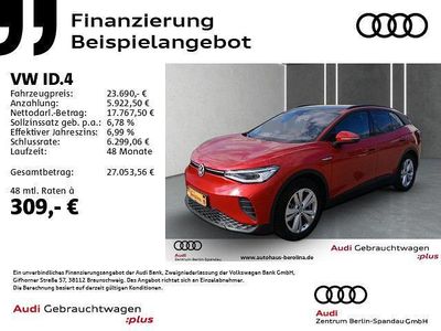Gebraucht VW ID.4 Pro Performance 150 kW (204 PS) 2022 Rot SUV