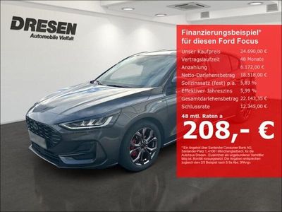 Metallic) (grau Gebraucht 2024 Ford Focus ST-Line Limousine | 24.690 € (Fairer Preis)