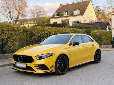 Second-hand Mercedes A35 AMG AMG 306 CP (225 kW) 2021 Galben Hatchback