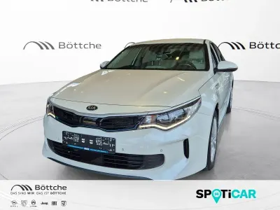 Gebraucht Kia Optima Hybrid Spirit 156 PS (114 kW) 2017 (swp) snow white pearl Limousine