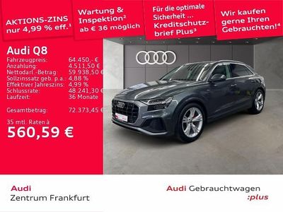 Second-hand Audi Q8 Sport 286 CP (210 kW) 2022 Gri SUV