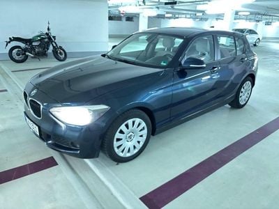 Usata BMW 116 Sport Line 136 CV (100 kW) 2012 Blu Utilitaria