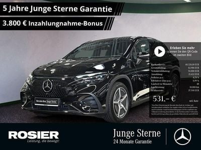 Schwarz / obsidianschwarz Gebraucht 2024 Mercedes EQE350 Premium SUV | 66.320 € (Fairer Preis)