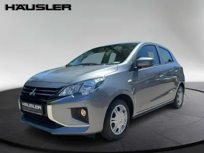 Gebraucht Mitsubishi Space Star Spirit 71 PS (52 kW) 2021 Platinum grau Kleinwagen