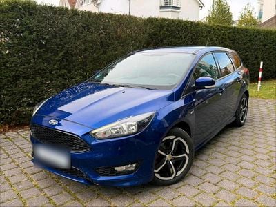 Gebraucht Ford Focus ST-Line 150 PS (110 kW) 2017 Blau Kombi