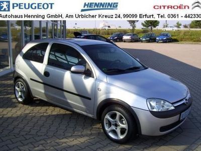 Gebraucht Opel Corsa 58 PS (42 kW) 2002 Silber metallic Kleinwagen