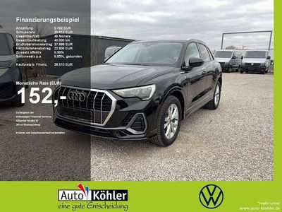 Gebraucht Audi Q3 S-Line 150 PS (110 kW) 2023 Mythosschwarz SUV